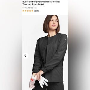 Uniform Advantage Butter-Soft Scrub Jacket, brand new